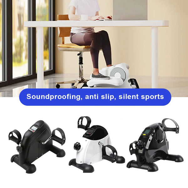 Under-Desk Elliptical Leg Exerciser — With Mat — view 4