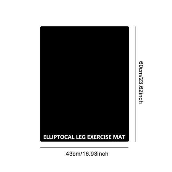 Under-Desk Elliptical Leg Exerciser — With Mat — view 1