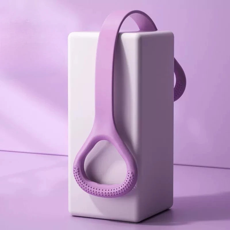 1PC 8-Shaped Silicone Resistance Band Extra Elastic Yoga Strap for Full-Body Workouts Fitness Stretching Back Waist Arm Training