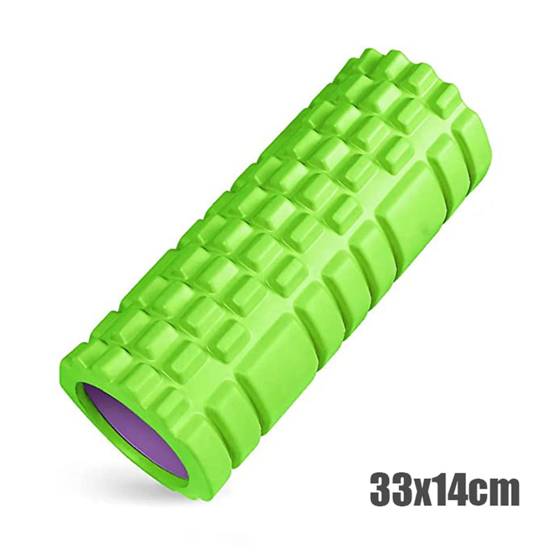 Thin leg artifact 33cm Yoga Column Foam Axis Massage roller Back Muscle  MassageThe grid Back training Muscle relaxation