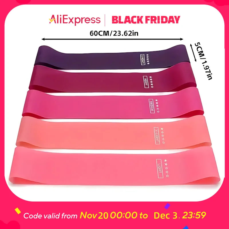 Yoga Resistance Band – TPE Material, Soft & High Elasticity, for Yoga & Glute Squats, Durable