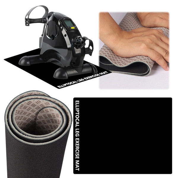 Under-Desk Elliptical Leg Exerciser — With Mat — view 3