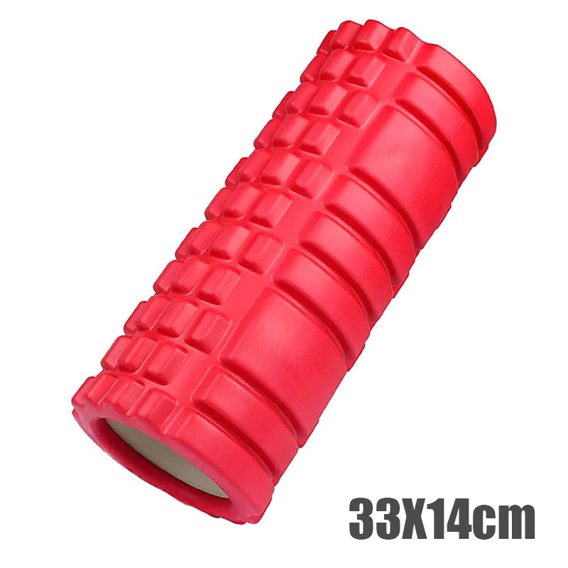 Thin leg artifact 33cm Yoga Column Foam Axis Massage roller Back Muscle  MassageThe grid Back training Muscle relaxation