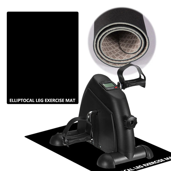 Under-Desk Elliptical Leg Exerciser — With Mat — view 2