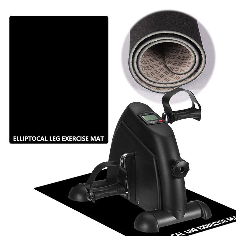Under-Desk Elliptical Leg Exerciser — With Mat — view 2