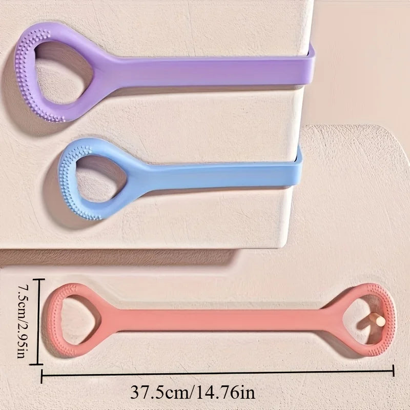 1PC 8-Shaped Silicone Resistance Band Extra Elastic Yoga Strap for Full-Body Workouts Fitness Stretching Back Waist Arm Training