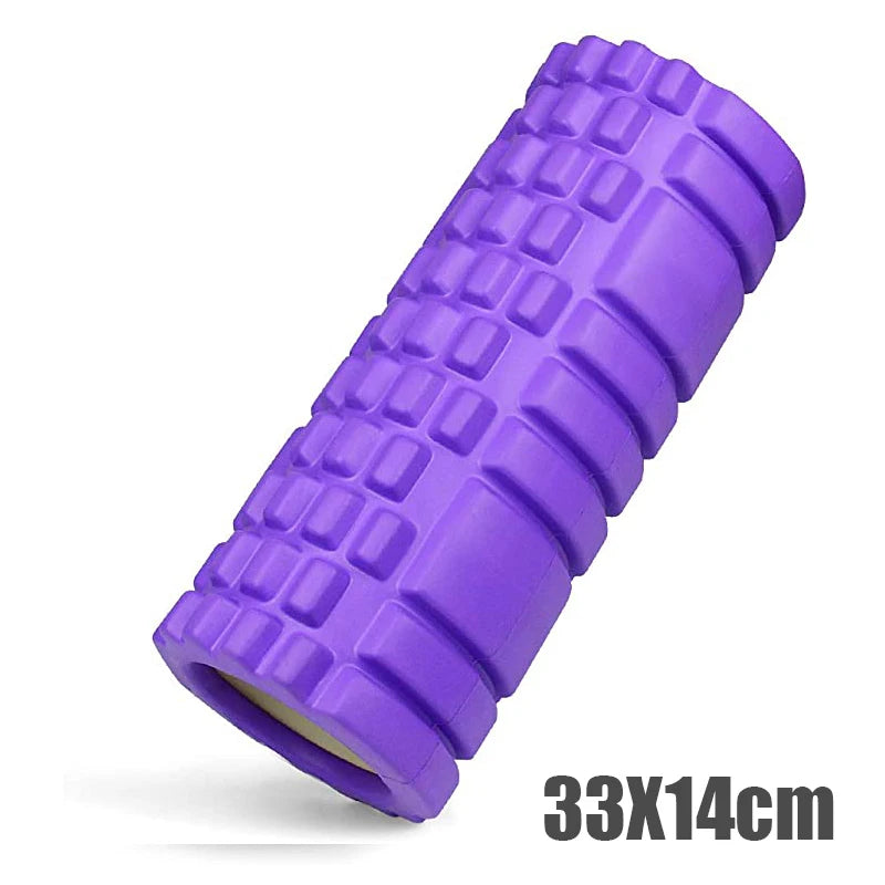 Thin leg artifact 33cm Yoga Column Foam Axis Massage roller Back Muscle  MassageThe grid Back training Muscle relaxation