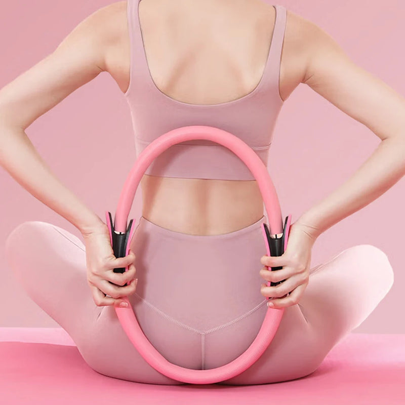 Yoga Fitness Ring Pilates Flexible Resistance Fitness Circle Women Girl Exercise Postpartum Training Ring For Pilates Equipment