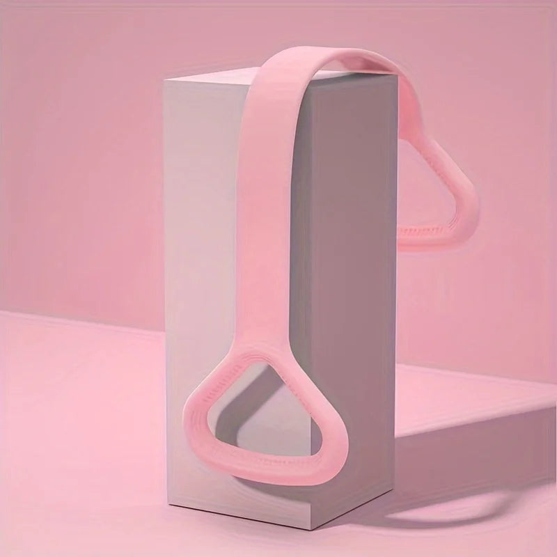 1PC 8-Shaped Silicone Resistance Band Extra Elastic Yoga Strap for Full-Body Workouts Fitness Stretching Back Waist Arm Training